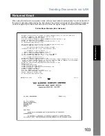 Preview for 103 page of Panasonic Panafax DX-800 Network Fax Manual