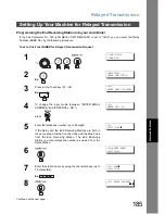 Preview for 185 page of Panasonic Panafax DX-800 Network Fax Manual