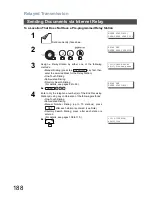 Preview for 188 page of Panasonic Panafax DX-800 Network Fax Manual