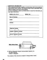 Preview for 2 page of Panasonic Panafax UF-121 User Manual