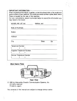 Preview for 2 page of Panasonic Panafax UF-140 User Manual