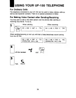Предварительный просмотр 35 страницы Panasonic Panafax UF-150 How To Use Manual