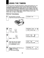 Предварительный просмотр 43 страницы Panasonic Panafax UF-150 How To Use Manual