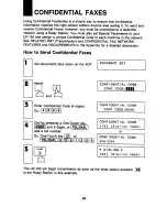 Предварительный просмотр 47 страницы Panasonic Panafax UF-150 How To Use Manual