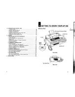 Предварительный просмотр 4 страницы Panasonic Panafax UF-160 User Manual