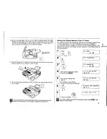 Предварительный просмотр 9 страницы Panasonic Panafax UF-160 User Manual