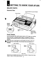 Предварительный просмотр 7 страницы Panasonic Panafax UF-250 User Manual