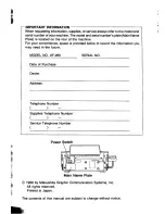 Предварительный просмотр 2 страницы Panasonic Panafax UF-260 User Manual