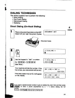 Предварительный просмотр 43 страницы Panasonic Panafax UF-260 User Manual