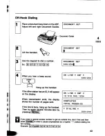 Предварительный просмотр 45 страницы Panasonic Panafax UF-260 User Manual