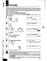 Предварительный просмотр 67 страницы Panasonic Panafax UF-260 User Manual