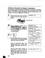 Preview for 128 page of Panasonic Panafax UF-260 User Manual