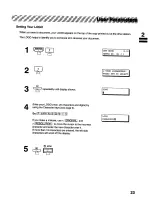 Предварительный просмотр 23 страницы Panasonic Panafax UF-322 User Manual