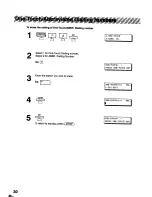 Предварительный просмотр 30 страницы Panasonic Panafax UF-322 User Manual