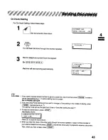 Предварительный просмотр 43 страницы Panasonic Panafax UF-322 User Manual