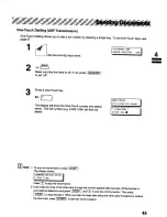 Предварительный просмотр 45 страницы Panasonic Panafax UF-322 User Manual