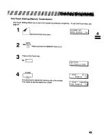 Предварительный просмотр 49 страницы Panasonic Panafax UF-322 User Manual