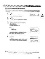 Предварительный просмотр 51 страницы Panasonic Panafax UF-322 User Manual