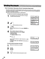 Предварительный просмотр 54 страницы Panasonic Panafax UF-322 User Manual