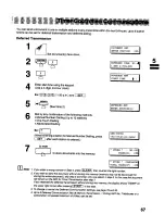 Предварительный просмотр 67 страницы Panasonic Panafax UF-322 User Manual