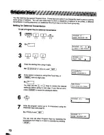 Предварительный просмотр 72 страницы Panasonic Panafax UF-322 User Manual