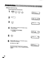 Предварительный просмотр 76 страницы Panasonic Panafax UF-322 User Manual