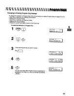 Предварительный просмотр 77 страницы Panasonic Panafax UF-322 User Manual