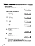 Предварительный просмотр 84 страницы Panasonic Panafax UF-322 User Manual