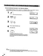 Предварительный просмотр 94 страницы Panasonic Panafax UF-322 User Manual