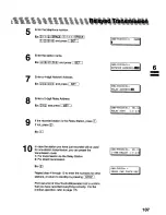 Предварительный просмотр 107 страницы Panasonic Panafax UF-322 User Manual