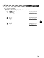 Предварительный просмотр 115 страницы Panasonic Panafax UF-322 User Manual