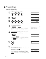 Предварительный просмотр 78 страницы Panasonic Panafax UF-333 User Manual