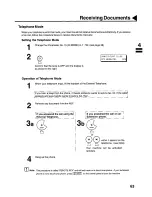 Предварительный просмотр 65 страницы Panasonic PanaFax UF-342 User Manual