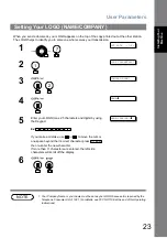 Предварительный просмотр 23 страницы Panasonic Panafax UF-4000 Operating Instructions Manual