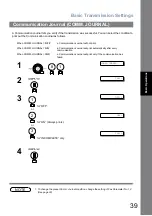 Предварительный просмотр 39 страницы Panasonic Panafax UF-4000 Operating Instructions Manual