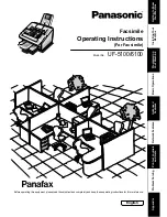 Preview for 1 page of Panasonic Panafax UF-5100 Operating Instructions Manual