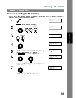 Предварительный просмотр 55 страницы Panasonic Panafax UF-5100 Operating Instructions Manual