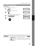 Предварительный просмотр 57 страницы Panasonic Panafax UF-5100 Operating Instructions Manual