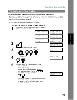 Предварительный просмотр 59 страницы Panasonic Panafax UF-5100 Operating Instructions Manual