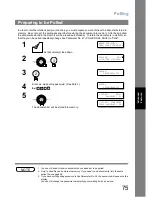 Предварительный просмотр 75 страницы Panasonic Panafax UF-5100 Operating Instructions Manual