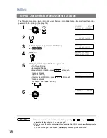 Предварительный просмотр 76 страницы Panasonic Panafax UF-5100 Operating Instructions Manual