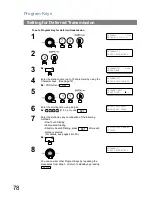 Предварительный просмотр 78 страницы Panasonic Panafax UF-5100 Operating Instructions Manual