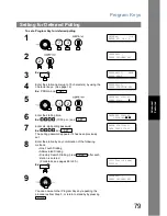 Предварительный просмотр 79 страницы Panasonic Panafax UF-5100 Operating Instructions Manual