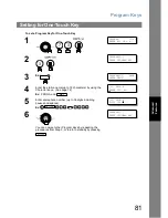 Предварительный просмотр 81 страницы Panasonic Panafax UF-5100 Operating Instructions Manual