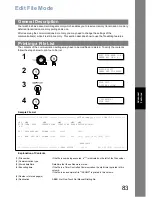 Предварительный просмотр 83 страницы Panasonic Panafax UF-5100 Operating Instructions Manual