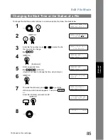 Предварительный просмотр 85 страницы Panasonic Panafax UF-5100 Operating Instructions Manual