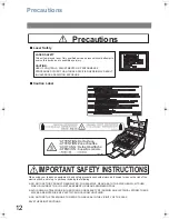 Предварительный просмотр 12 страницы Panasonic Panafax UF-5300 Operating Instructions Manual