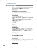 Предварительный просмотр 48 страницы Panasonic Panafax UF-5300 Operating Instructions Manual