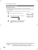 Предварительный просмотр 50 страницы Panasonic Panafax UF-5300 Operating Instructions Manual