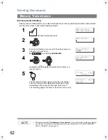 Предварительный просмотр 52 страницы Panasonic Panafax UF-5300 Operating Instructions Manual